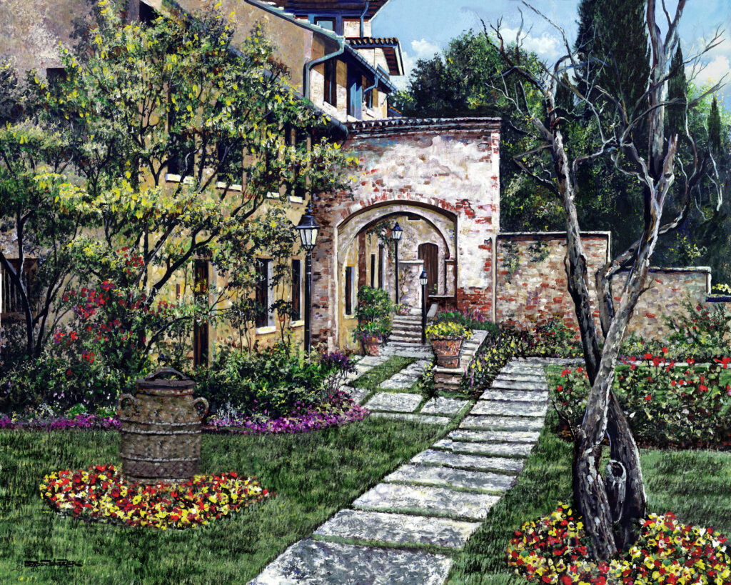 tuscan courtya