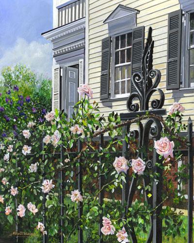 fence 'n roses