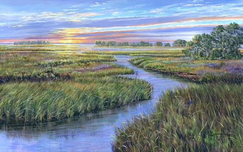 marsh daybreak