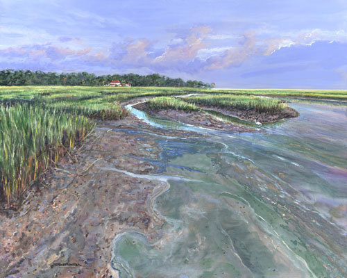 marsh low tide
