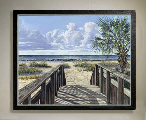 above charleston framed
