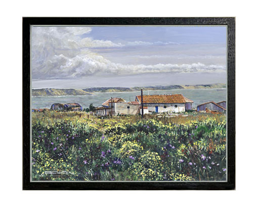 by the sea framed