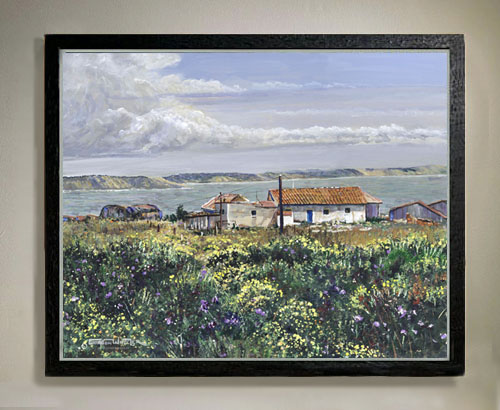 by the sea framed