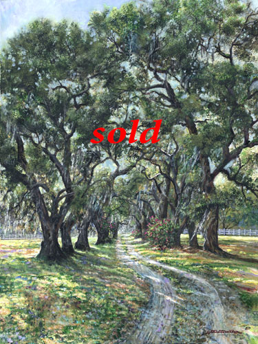beneath the oaks