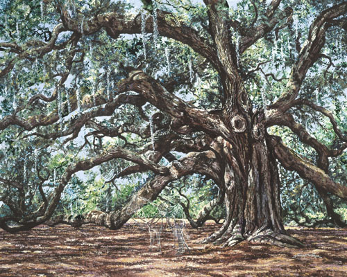 angel oak with ghost