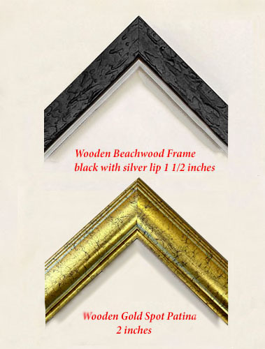 corner samples black and silver and gold